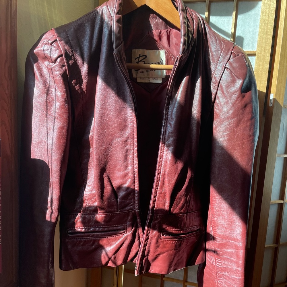 Vintage Berman’s Burgundy Jacket